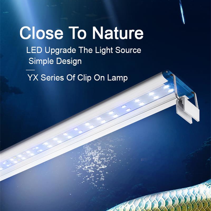 Aquarium Plant Grow Light - Расширяемый водонепроницаемый зажим на лампе для