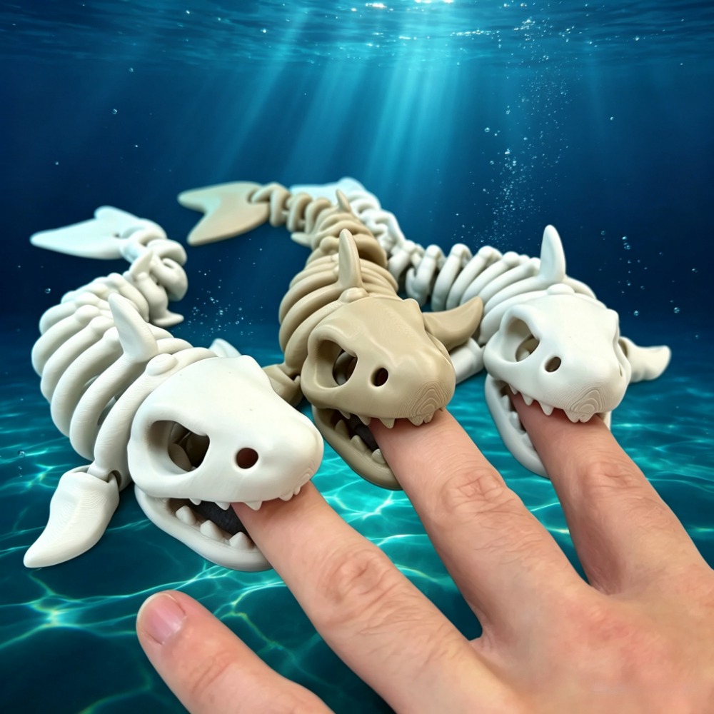 Aquarium Planting Ideas - Скелет акулы для аквариума: подвижное украшение,