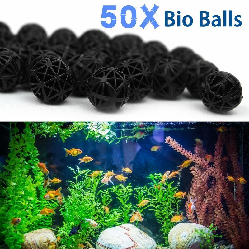 Aquarium Planted Tank Filter - 50 шт. 16 мм биофильтрующие шарики