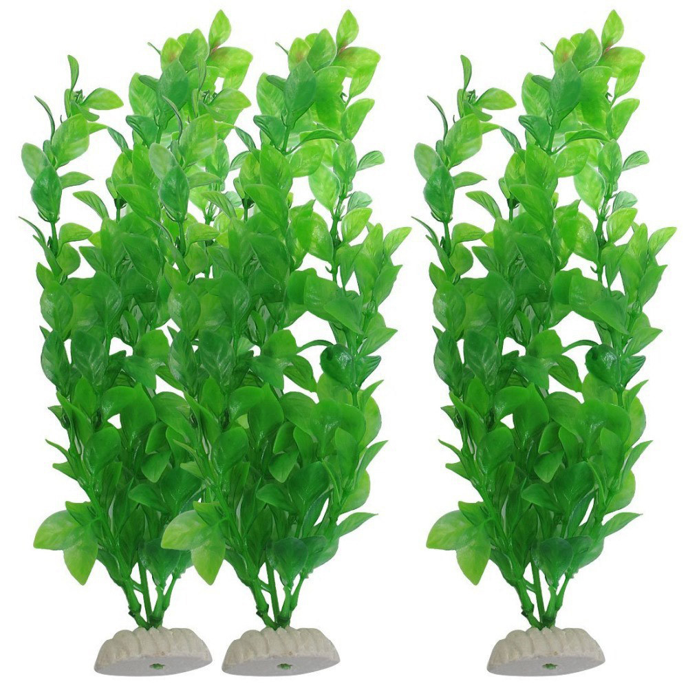 Aquarium Plant Grass - 3 шт., искусственная трава, украшение для