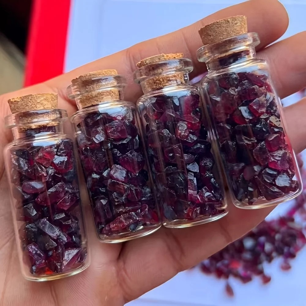 Aquarium Plant Gravel - Натуральные необработанные камни граната для террариумов,
