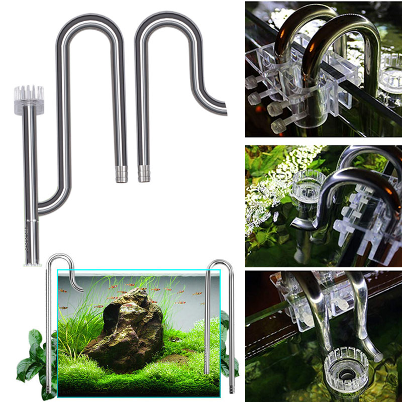 Aquarium Planted Tank Filter - Новый аквариум Лилия труба из нержавеющей