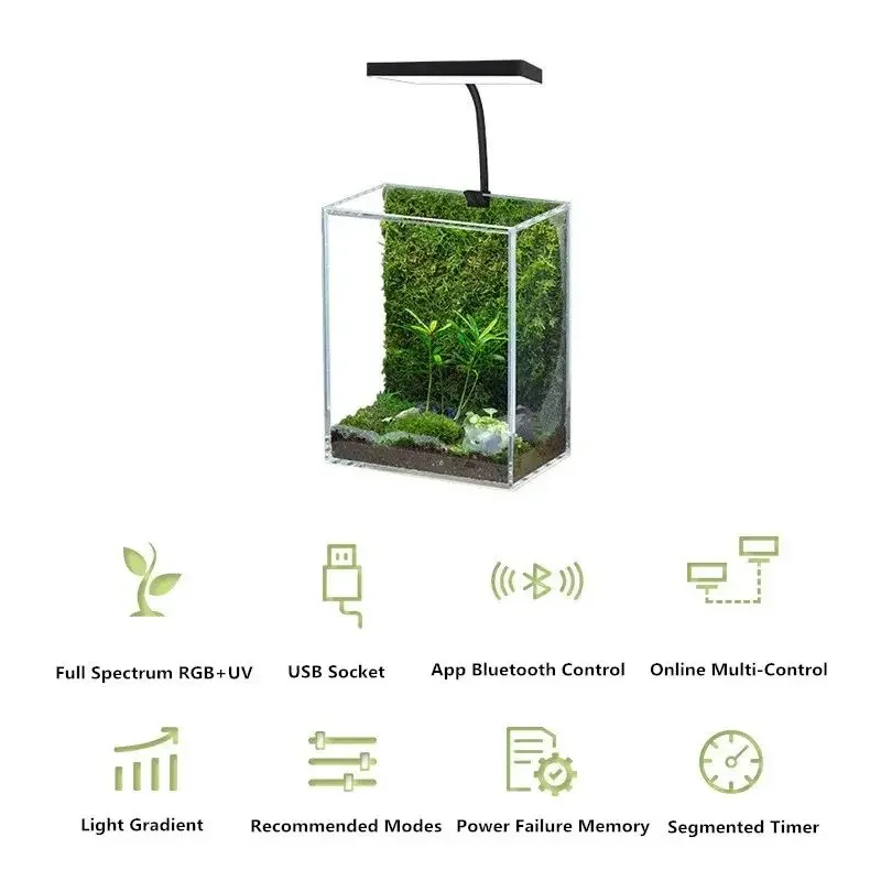 WEEK AQUA Mag Pro USB Нано-лам – обзор и цена Aquarium Plant Grow Light