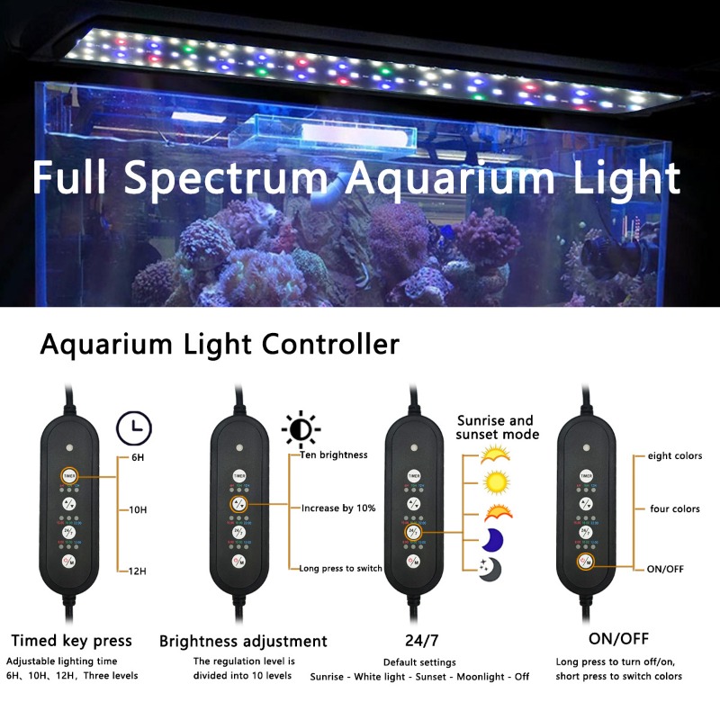 Светодиодный светильник для ак – обзор и цена Aquarium Plant Grow Light